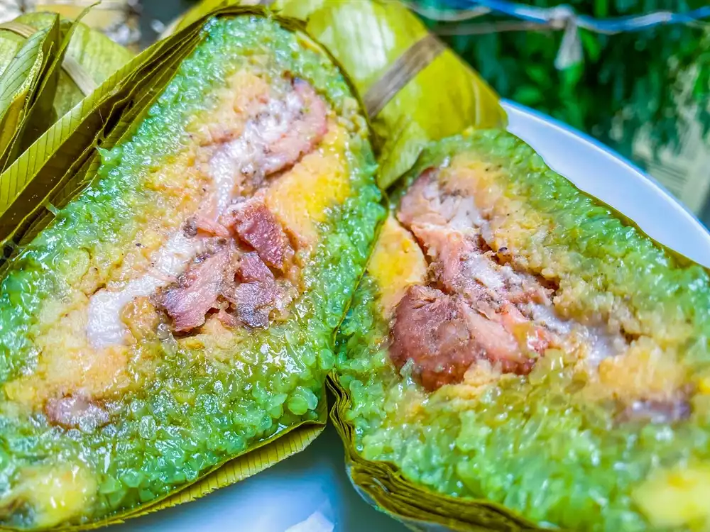 Bánh chưng gù - Món ngon của đồng bào Sán Dìu